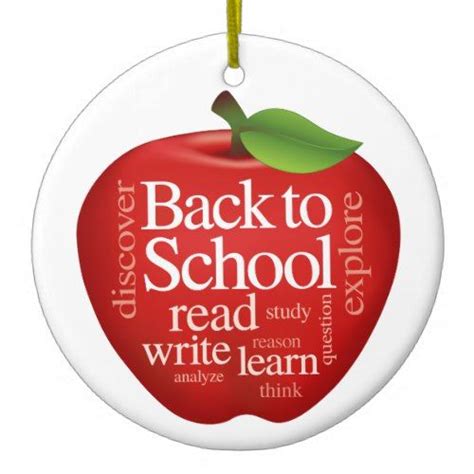 Back To School Ceramic Ornament Back To School Ts For