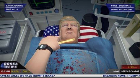 Donald Trump Gets Heart Surgery In Computer Game BBC News