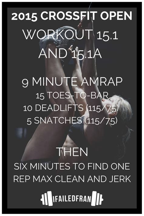 Crossfit Wod 151 Open Crossfit Open Crossfit Open Workouts Wod
