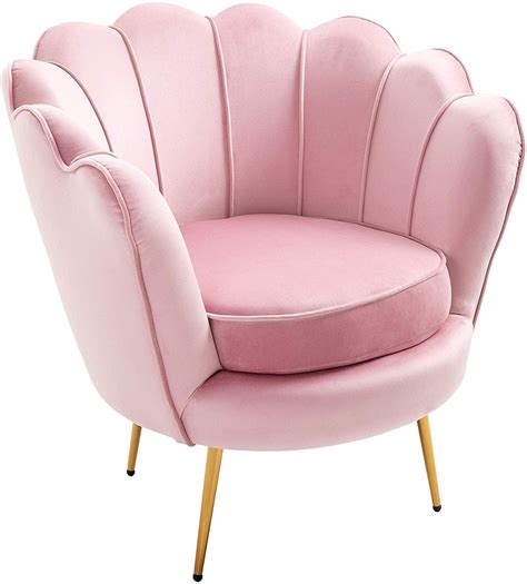 Pink Velvet Scallop Chair Naianecosta16