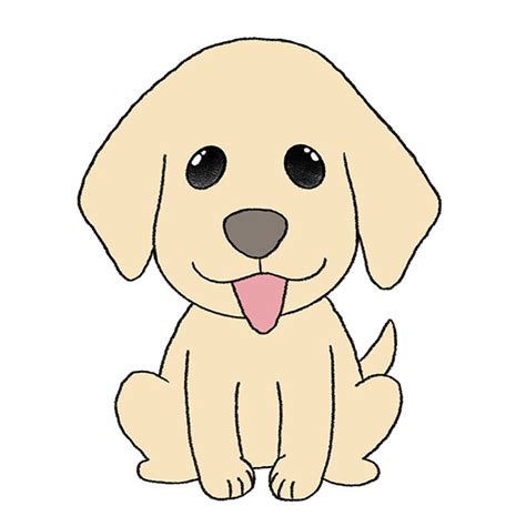 How To Draw A Cute Puppy Easy Drawing Tutorial For Kids