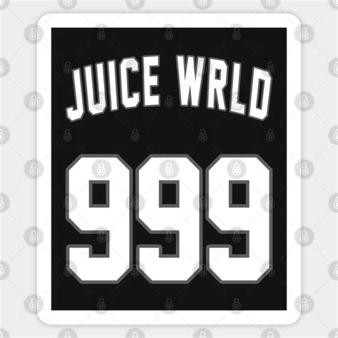 Juice Wrld 999 Juice Wrld 999 Sticker Teepublic