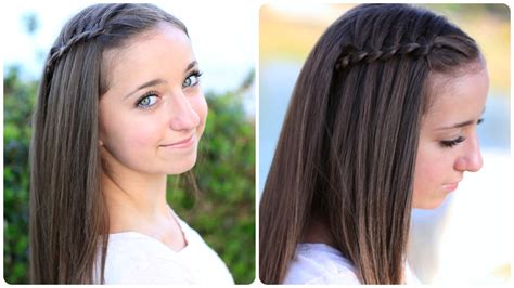 Today, let's take a look 14 stunning waterfall french braids for girls with our pictures below! How to Create a 4-Strand Waterfall Braid | Cute Girls ...