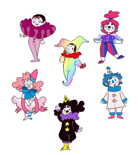 Clowngaud I Drew Some Pride Clowns D Character Design Cute