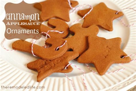 The Remodeled Life Making Cinnamon Applesauce Ornaments