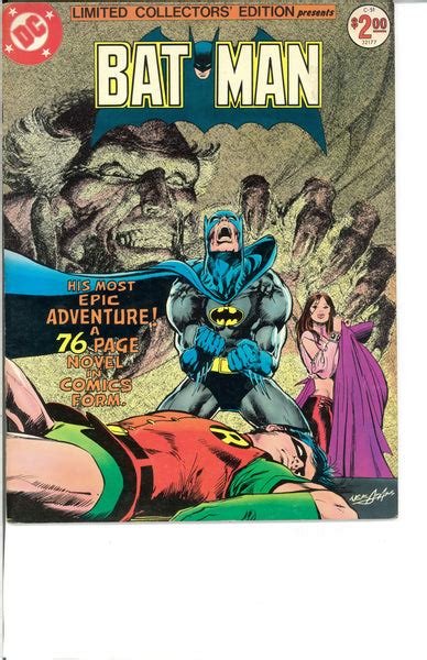 Batman Limited Collectors Treasury Edition C 51 Htf Neal Adams Bronze