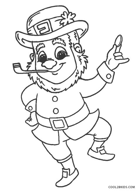 Coloring pages with characters from popular animated movies will be extremely interesting to your little fidget. Free Printable Leprechaun Coloring Pages For Kids