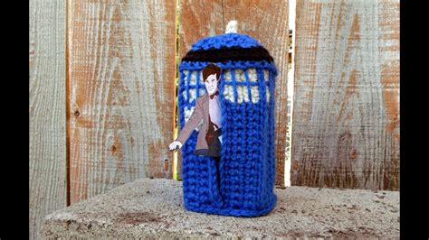 How To Crochet A Tardis Part One Dr Who Youtube