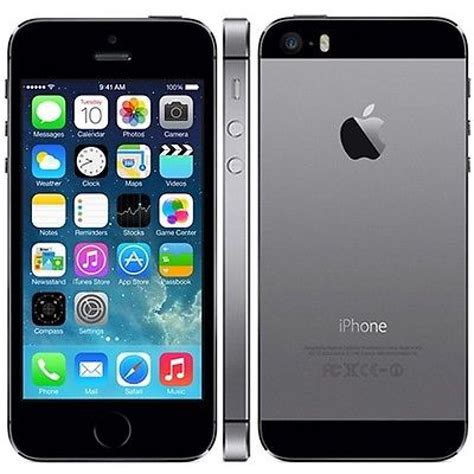 Technolec Brand New Apple Iphone 5s 16gb Space Grey Me432ba Lte 4g