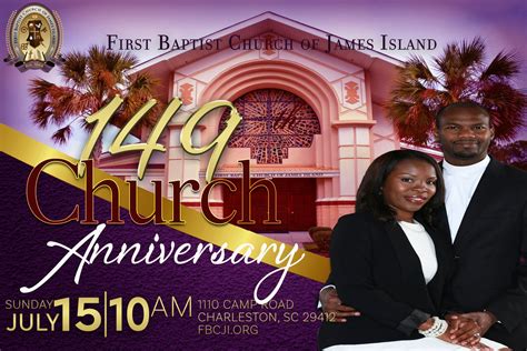 149 Church Anniversary First Baptist Church Of James Island