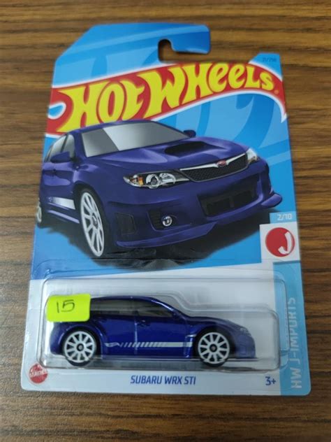 Hot Wheels Subaru WRX STI Blue Hobbies Toys Toys Games On