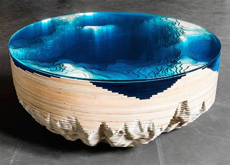 Abyss Horizon The Unique Ocean Inspired Coffee Table Projets De