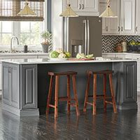 Custom cabinetry creates light and airy kitchen. Thomasville - Design Your Room - Kitchen Cabinets