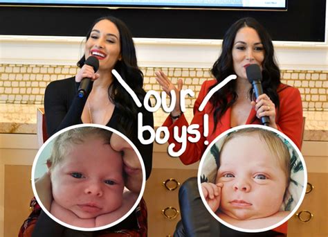 Nikki And Brie Bella Introduce Their Sons Meet Matteo And Buddy