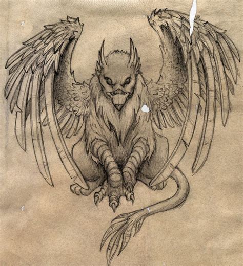 Mythical Creature Griffin Tattoo Designs Best Tattoo Ideas