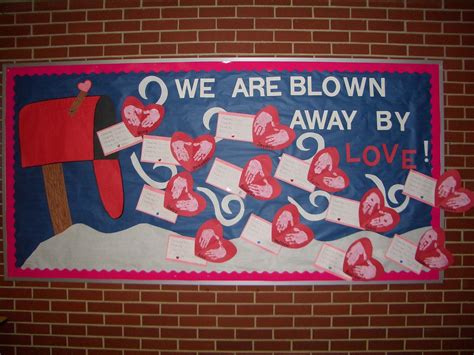 Our February Bulletin Board Valentines Bulletin Boards Preschool February Bulletin Boards