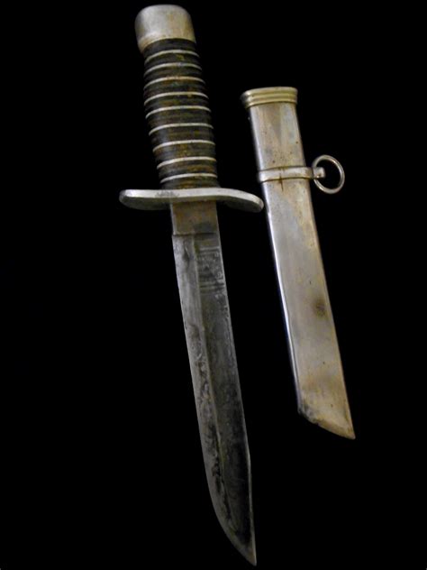 Us Ww2 Theater Fighting Knife Made Wcivil War Horstmann Sword Blade