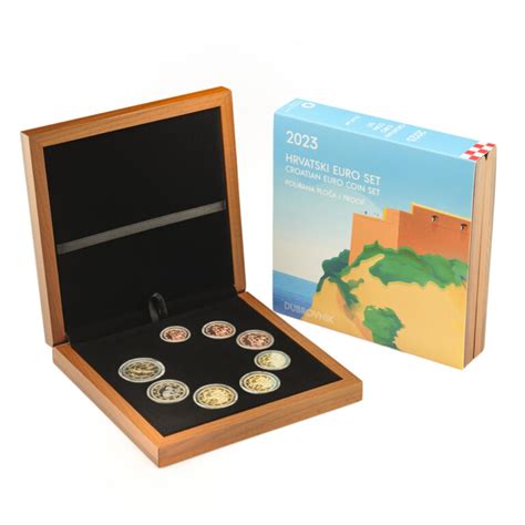 Euro Coin Set Dubrovnik 2023 Proof Croatian Mint