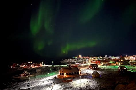 grønland nytår og nordlys i ilulissat