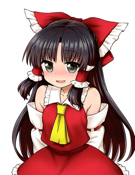 Shy Reimu Touhou Rawwnime