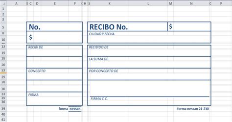 Modelo Recibo En Hoja De Excel Excel Gratis Vrogue Co