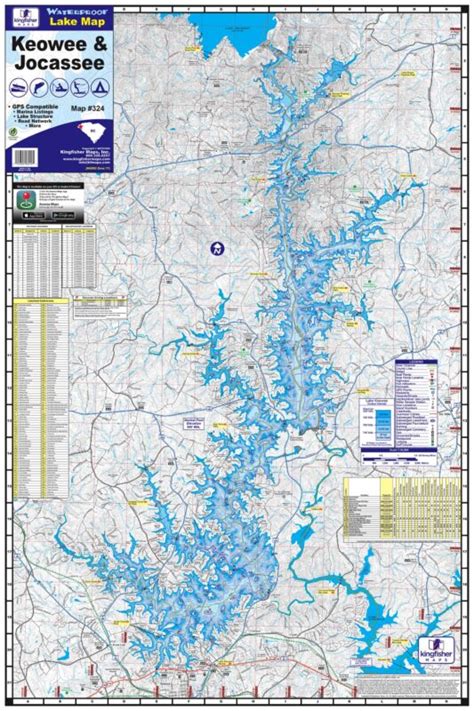 Sc Lake Maps Kingfisher Maps Inc