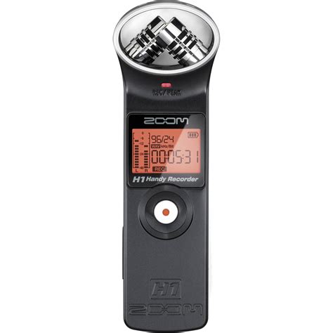 Zoom H1 Ultra Portable Digital Audio Recorder Black Zh1 Bandh