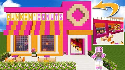 CÓmo Hacer Una Tienda De Dunkin Donuts En Minecraft 🍩 Parte 22
