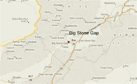Big Stone Gap Virginia Map
