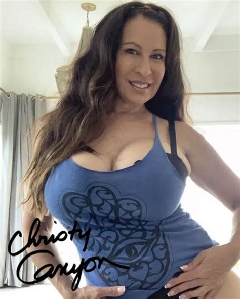 CHRISTY CANYON SEXY Adult Film Star Autographed Signed X Photo PicClick