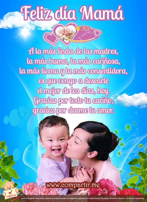 Frases De Amor Tarjeta Con Mensaje Bonita Para Mamá En Su Flickr