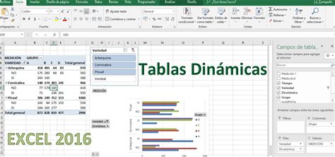 Tablas Dinámicas En Excel 2016