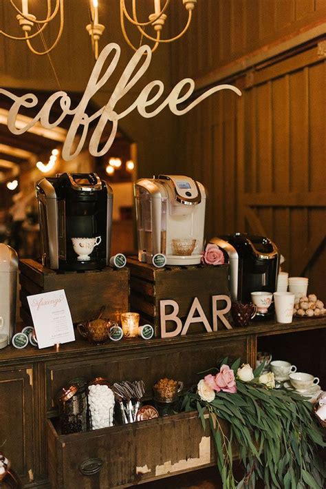 The Perfect Wedding Reception Coffee Bar Reception Coffee Bar Coffee Wedding Coffee Bar Wedding