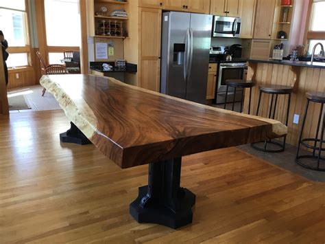 This web site is owned by cv maya. Handmade Live Edge Dining Slab Table Custom by Blowing ...