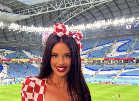 Former Miss Croatia And Sexiest Fan At The World Cup Ivana Knoll Shows