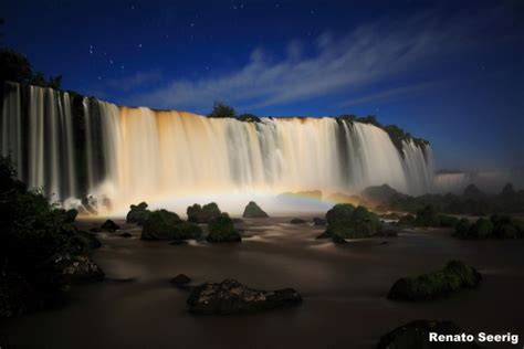 Twan Iguazu Falls Full Moon Rainbow