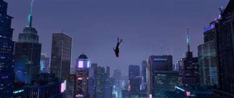 Spider Man Into The Spider Verse Miles Morales Leap Wallpaper Retcasual