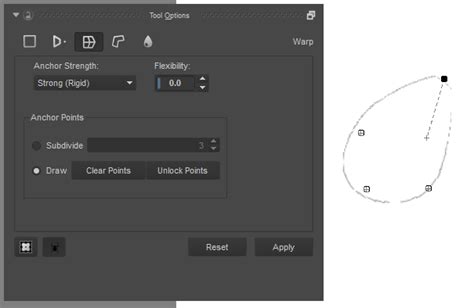 Krita2.9:変形ツールの話、パート1(自由変形、パース変形、ワープ ...