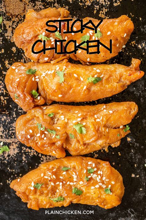 Sticky Chicken Super Easy To Make And Tastes Delicious