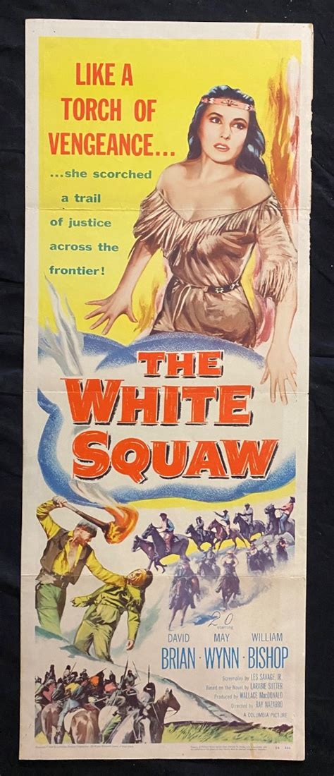 The White Squaw Insert Movie Poster 1956 May Wynn 1956 Photograph Dta Collectibles