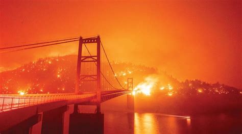 Californias Skies Turned An ‘apocalyptic Orange As Wildfires Blaze