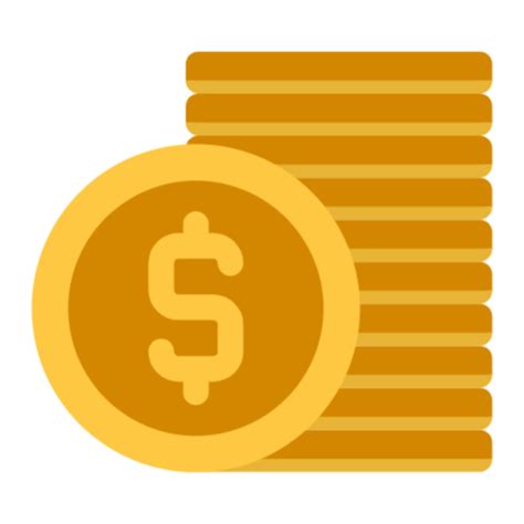 Free Coin Stack Icon in 2020 | Coin icon, Icon, Online icon
