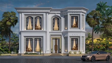 White Classic Villa On Behance Ee4