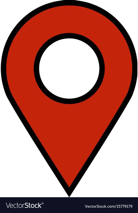 Geo Location Pin Icon Royalty Free Vector Image