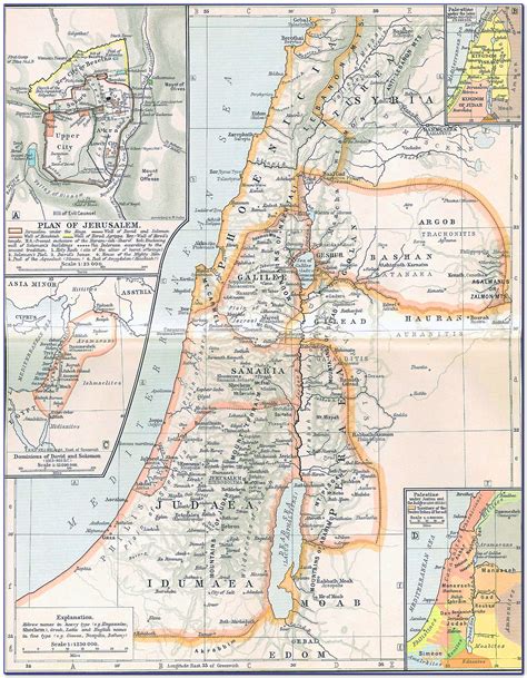 Map Of Ancient Palestine Old Testament Maps Resume Examples Epdlqn75xr