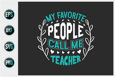 My Favorite People Call Me Teacher Svg By Uniquesvg99 Thehungryjpeg