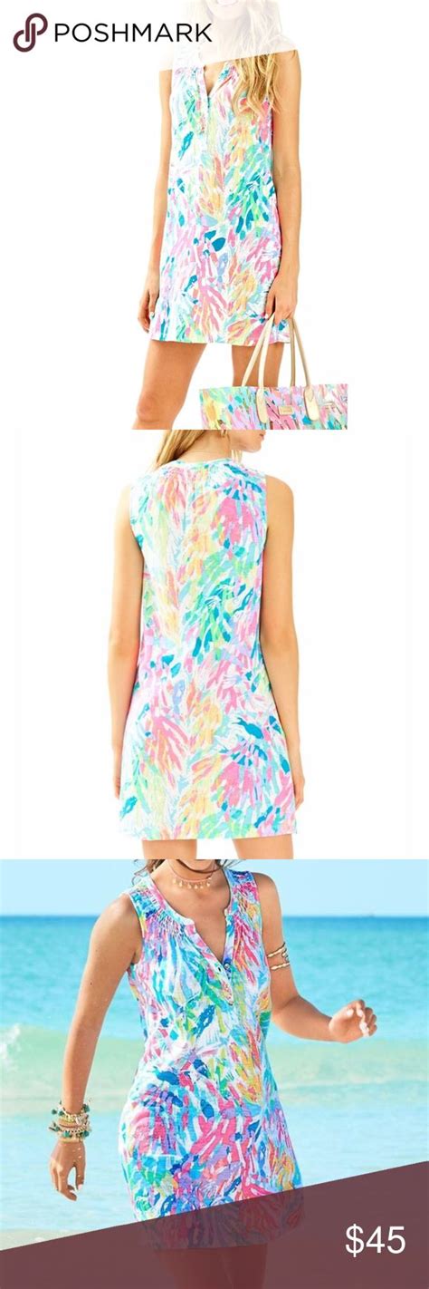 Lilly Pulitzer Multi Sparkling Sands Essie Dress Lilly Pulitzer