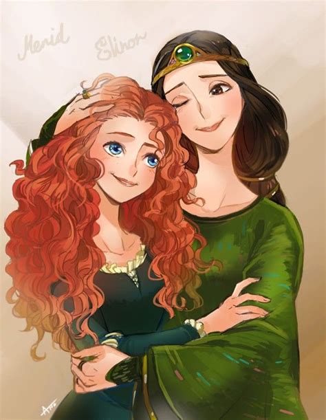 Merida And Elinor Merida Disney Disney Princess Art Disney Brave