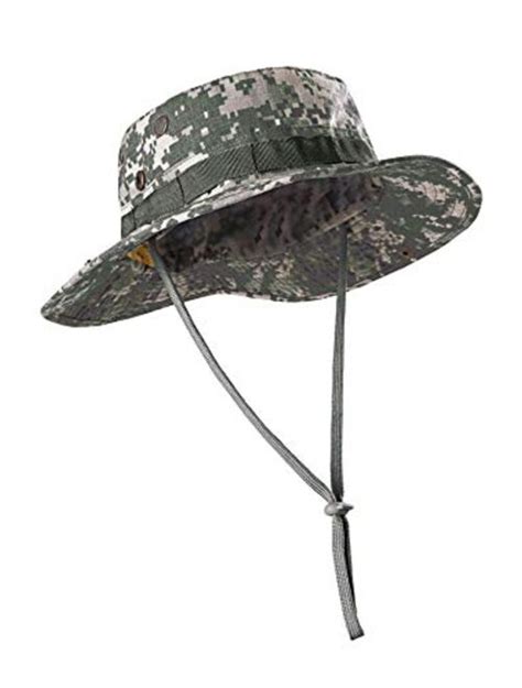 Buy Kolumb Wide Brim Boonie Hat Men And Women Top Camo Bucket Hats For