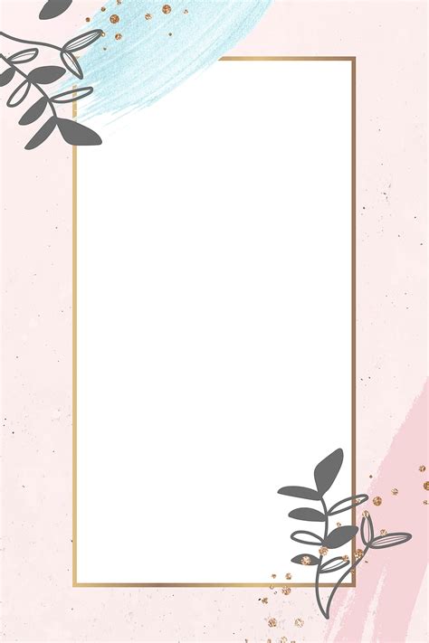 Floral Pastel Frame Royalty Free Stock Vector